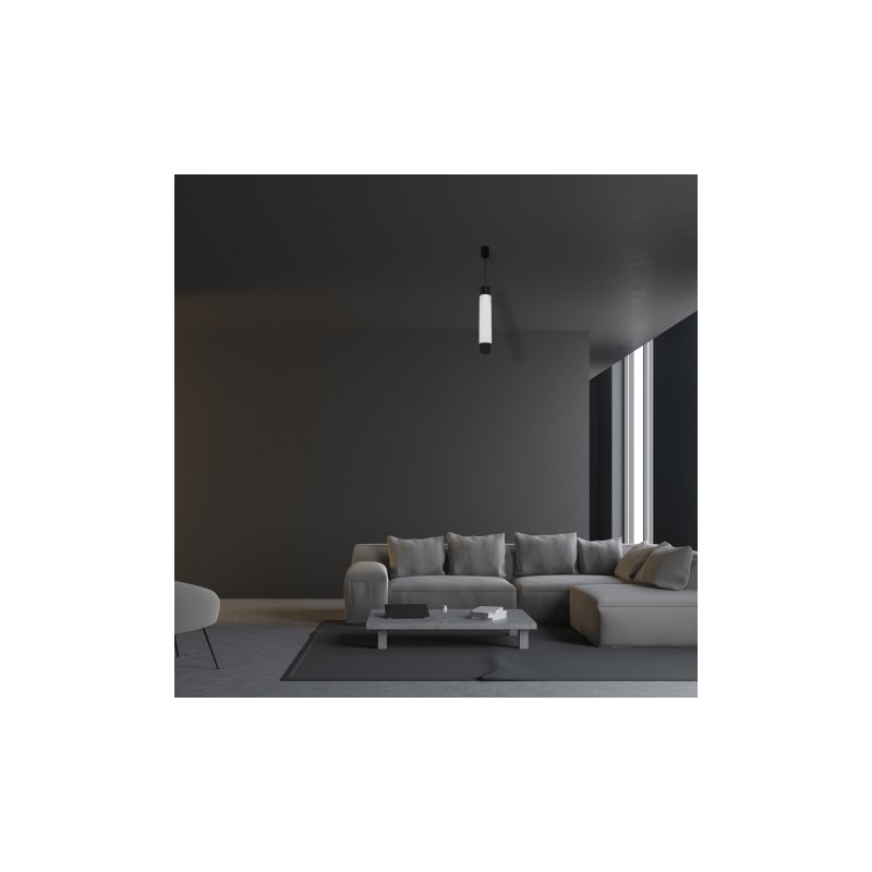 Lampa wisząca MARBLE WHITE/BLACK 1xGU10