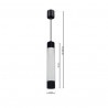 Lampa wisząca MARBLE WHITE/BLACK 1xGU10