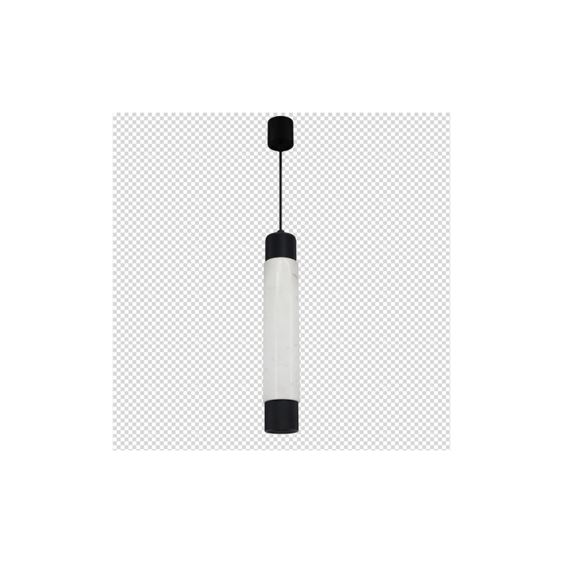 Lampa wisząca MARBLE WHITE/BLACK 1xGU10