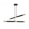 Lampa wisząca BASTONE BLACK / GOLD 4xE14