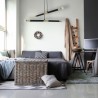 Lampa wisząca BASTONE BLACK / GOLD 4xE14