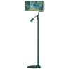 Lampa podłogowa ZIGGY GREEN Gold/Bottle 1xE27 +        1x mini GU10