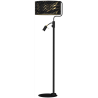Lampa stojąca SENSO Black/Gold 1xE27 + 1x mini GU10