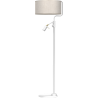 Lampa podłogowa LINO BIEL / LEN 1xE27 + 1x mini GU10