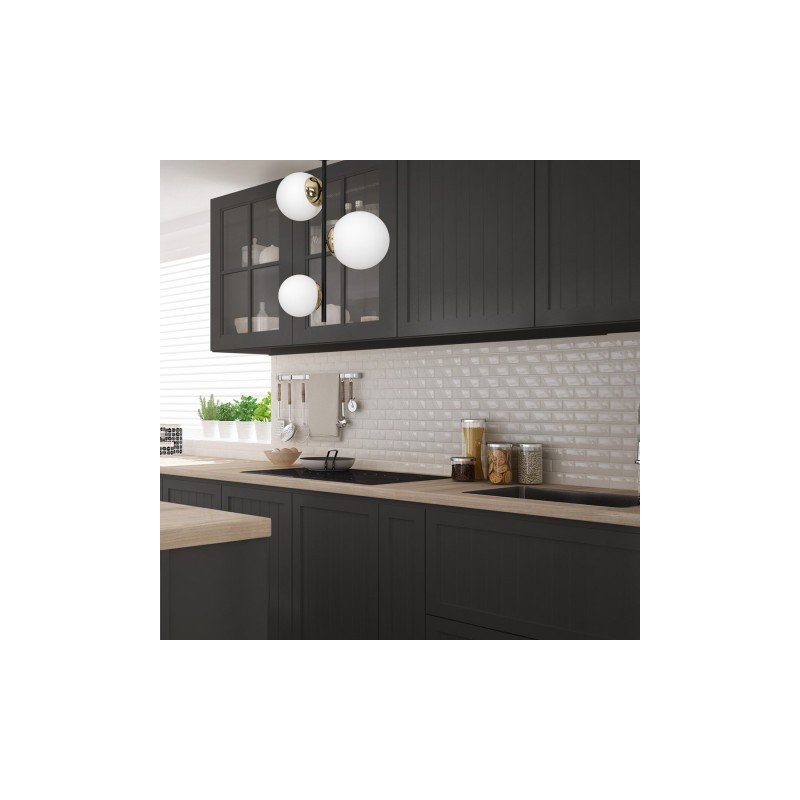 Lampa sufitowa SPARTA BLACK / GOLD 3xE14