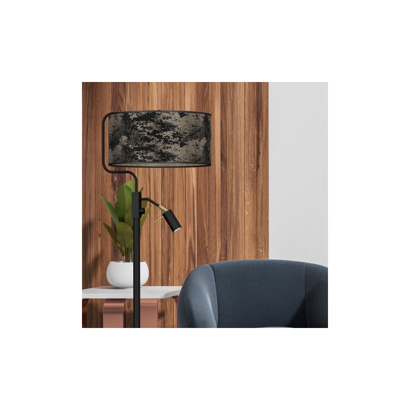 Lampa podłogowa SATINO GOLD 1xE27 + 1x mini GU10