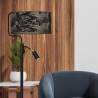 Lampa podłogowa SATINO GOLD 1xE27 + 1x mini GU10