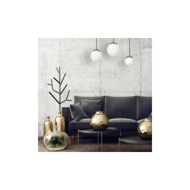 Lampa wisząca SPARTA BLACK / GOLD 3xE14