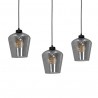 Lampa wisząca SANTIAGO SMOKED 3xE27