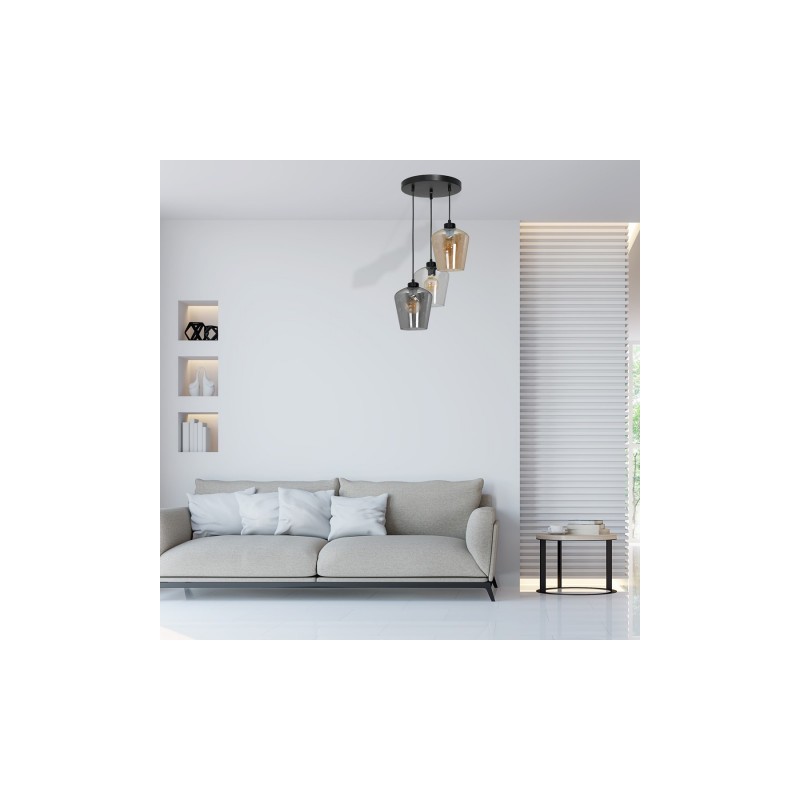 Lampa wisząca SANTIAGO MIX 3xE27