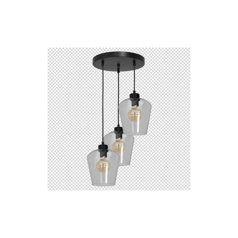 Lampa wisząca SANTIAGO CLEAR 3xE27