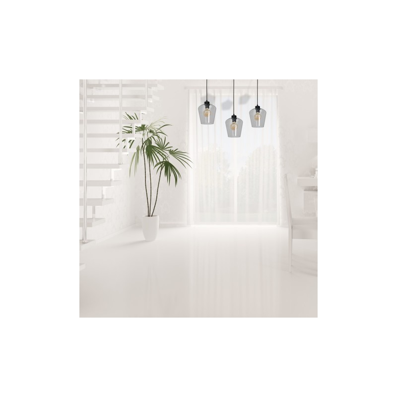 Lampa wisząca SANTIAGO CLEAR 3xE27