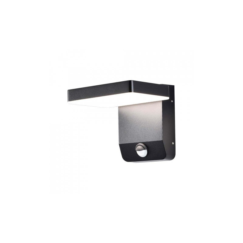 Projektor Oprawa Elewacyjna V-TAC 17W Czujnik Ruchu Czarna IP65 VT-11020S 4000K 2580lm