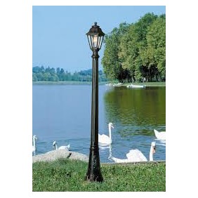 Słup ARTU/ANNA czarny X E27 LED 6W 4000K