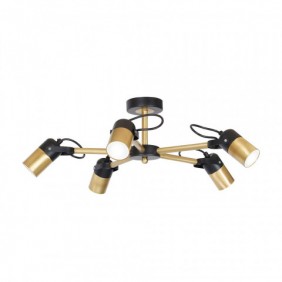 Lampa sufitowa WILSON BLACK 4xGU10