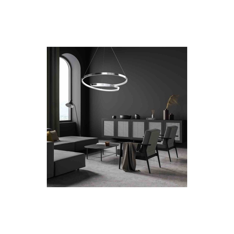Lampa wisząca LUCERO CHROME 48W LED