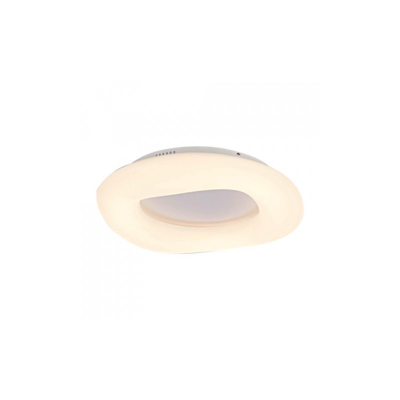 Oprawa LED V-TAC 22W Oprawa Sufitowa Owal Zmiana Barwy Światła D:300xH801 Ściemnianie Biały VT-7308 2700K-6400K 2100lm 3 Lata Gw