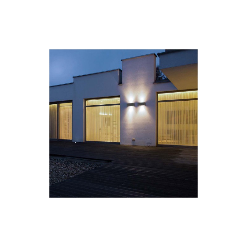 Oprawa Ścienna V-TAC 24W LED Góra Dół IP65 Szara VT-8125 4000K 2720lm
