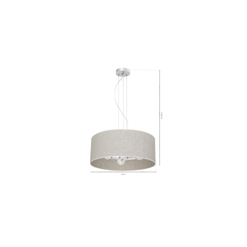 Lampa sufitowa LINO BIEL / LEN 3xE27