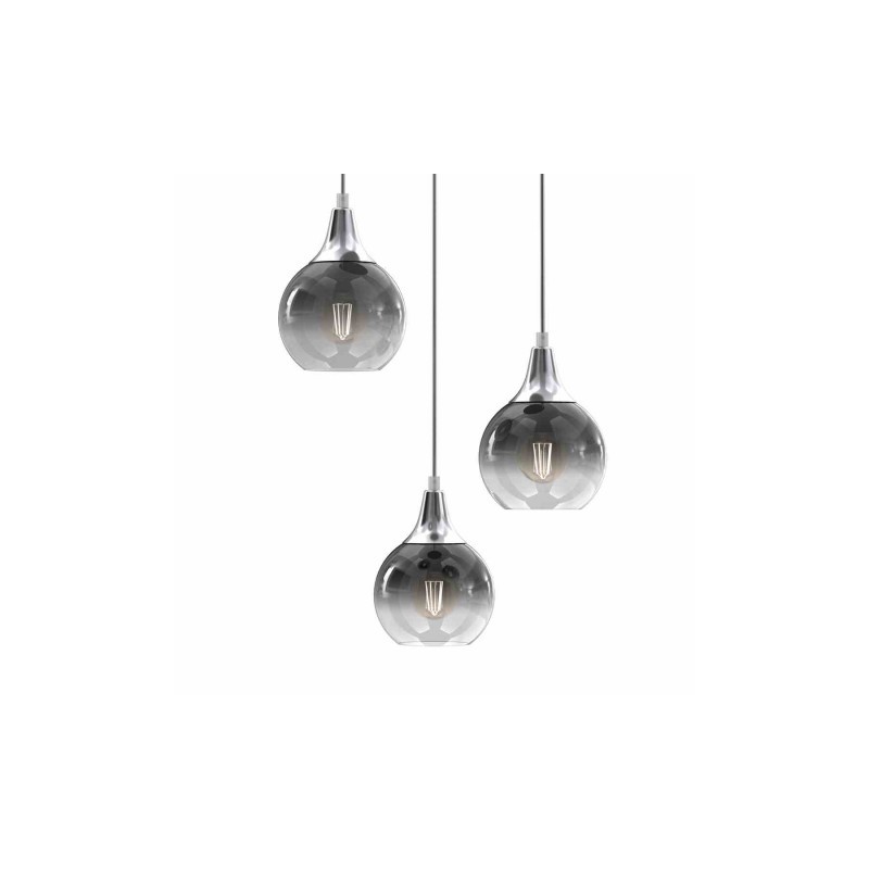 Lampa wisząca PALLA SILVER 3xE27