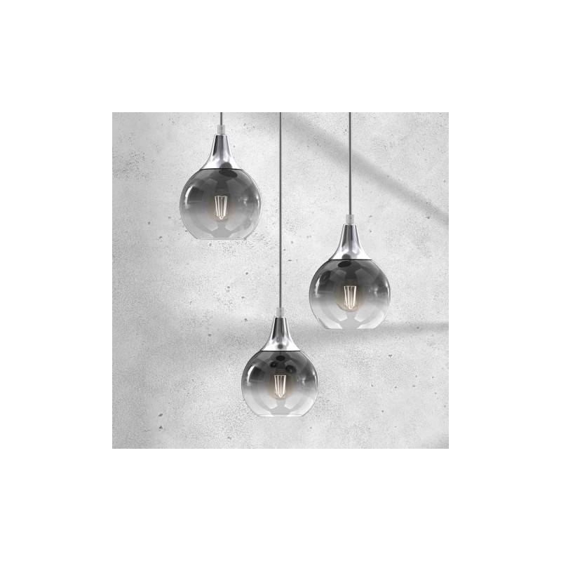 Lampa wisząca PALLA SILVER 3xE27
