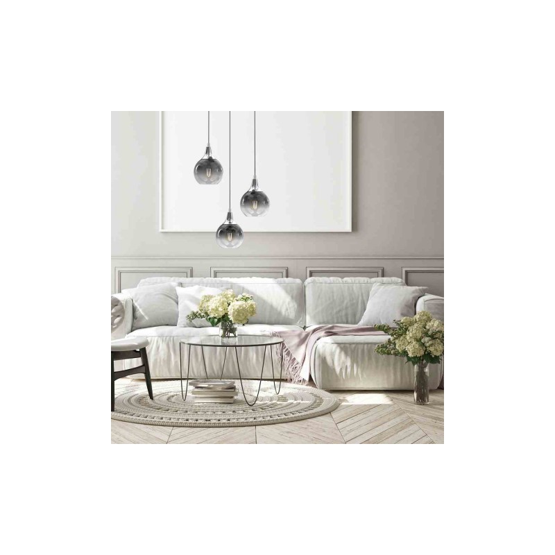 Lampa wisząca PALLA SILVER 3xE27