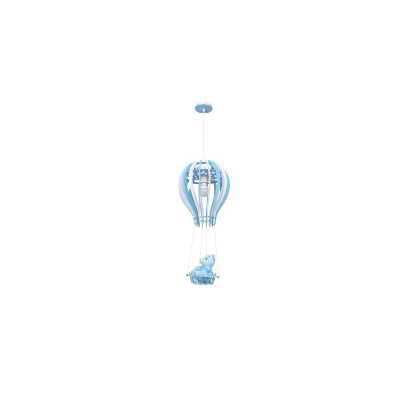 Lampa wisząca BALONIK BLUE 1xE27 60W