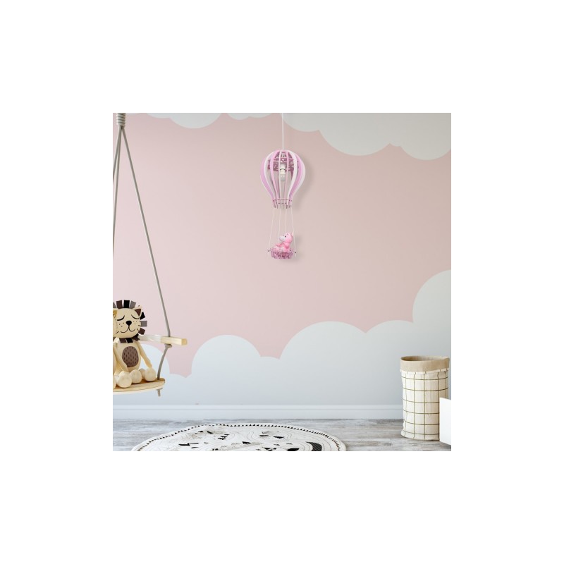 Lampa wisząca BALONIK PINK 1xE27 60W