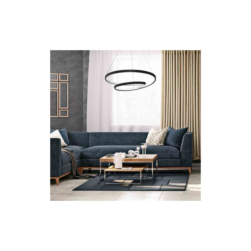 Lampa wisząca LUCERO BLACK 48W LED