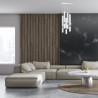 Lampa wisząca CASTRO WHITE / CHROME 5xG9