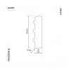 Kinkiet do salonu PHOENIX 3xE14