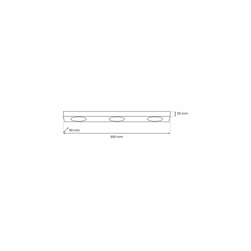 Lampa sufitowa ALEXANDER 3xGX53