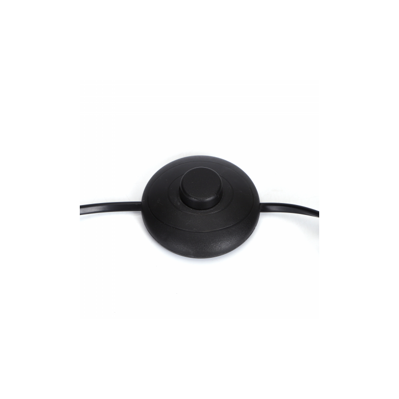 Lampa podłogowa metalowa E27 29 Czarna z czarnym kloszem