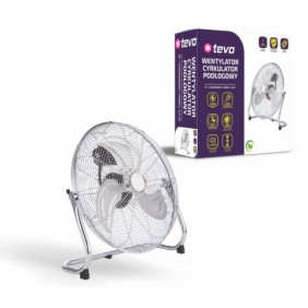 Wentylator TEVO cyrkulator podłogowy 18" chromowany  120W