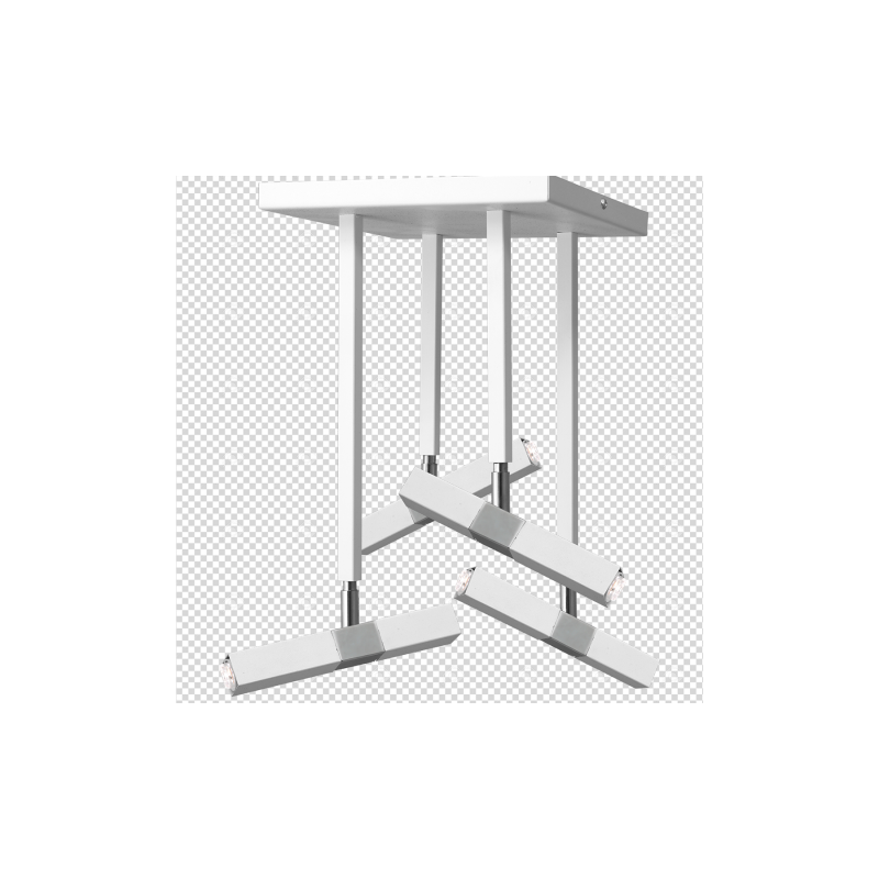 Lampa sufitowa CASTRO WHITE / CHROME 4xG9