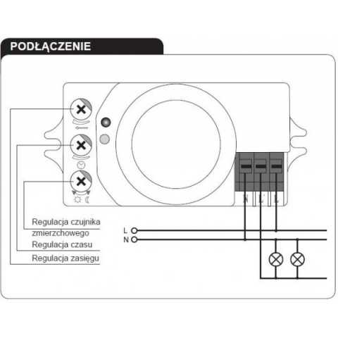 czujnik ruchu schemat