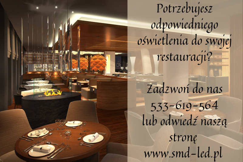 Chcesz oświetlić swoją restaurację