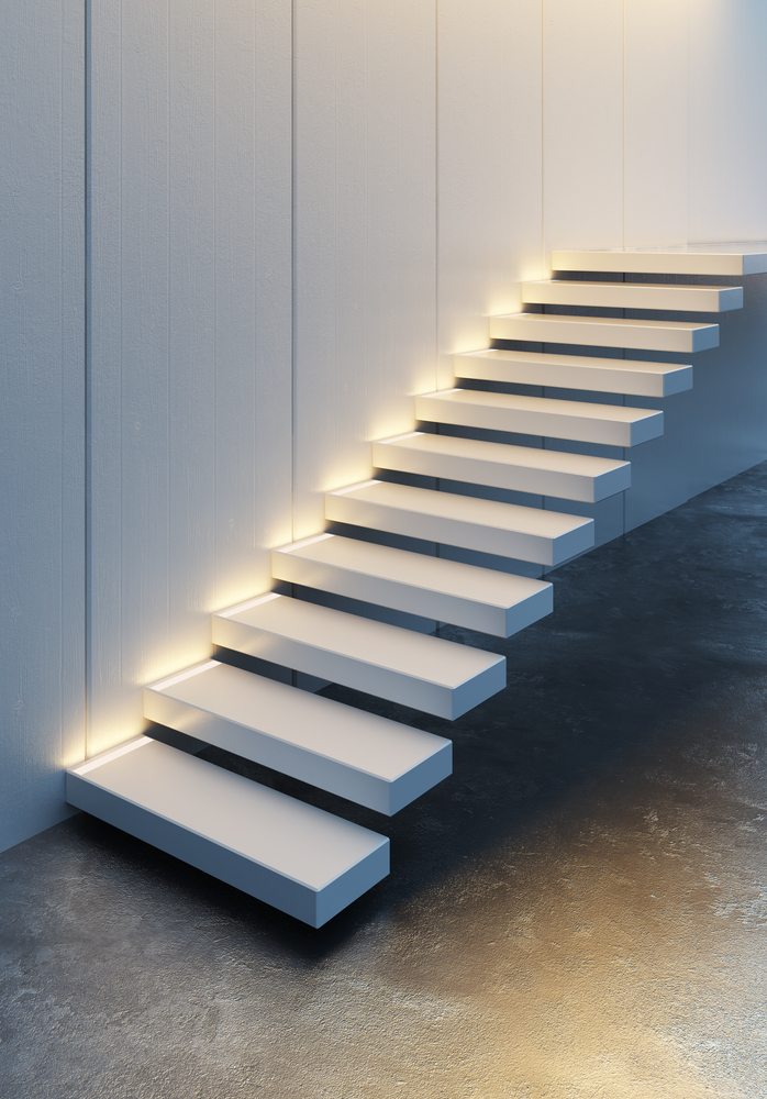 Oświetlenie schodów — na jakiej wysokości