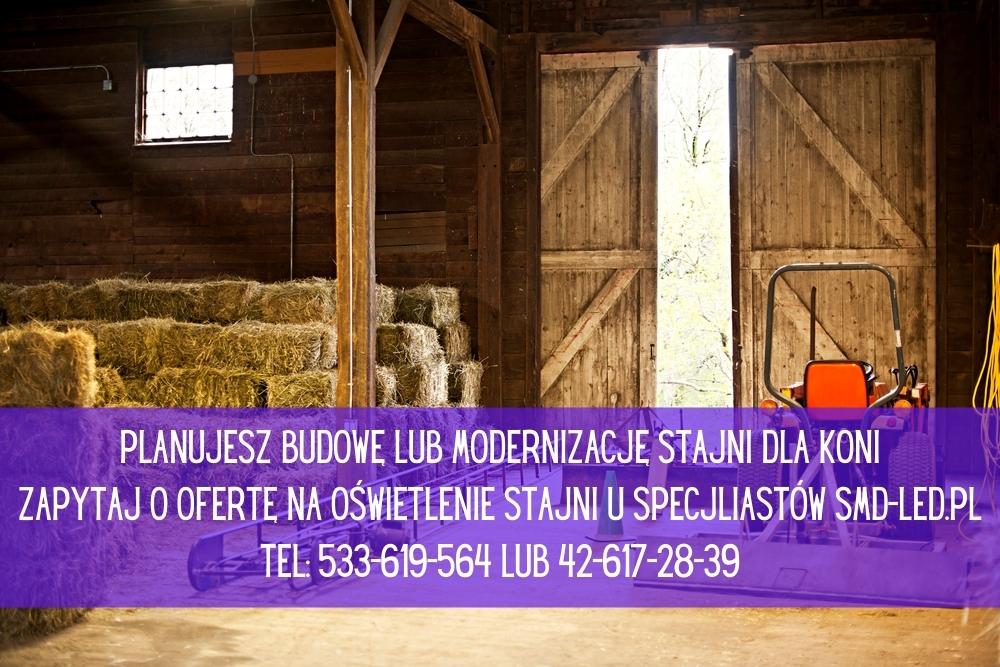Oświetlenie do stajni