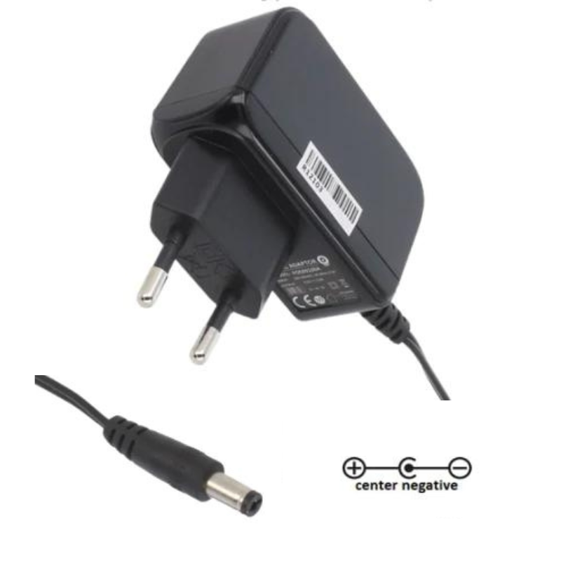 Wtyczkowy zasilacz impulsowy 9V/1A/9W z wtykiem DC - 2.1x5.5