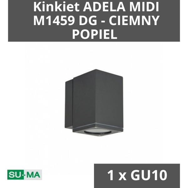 KINKIET ADELA MIDI M1459 DG - CIEMNY POPIEL