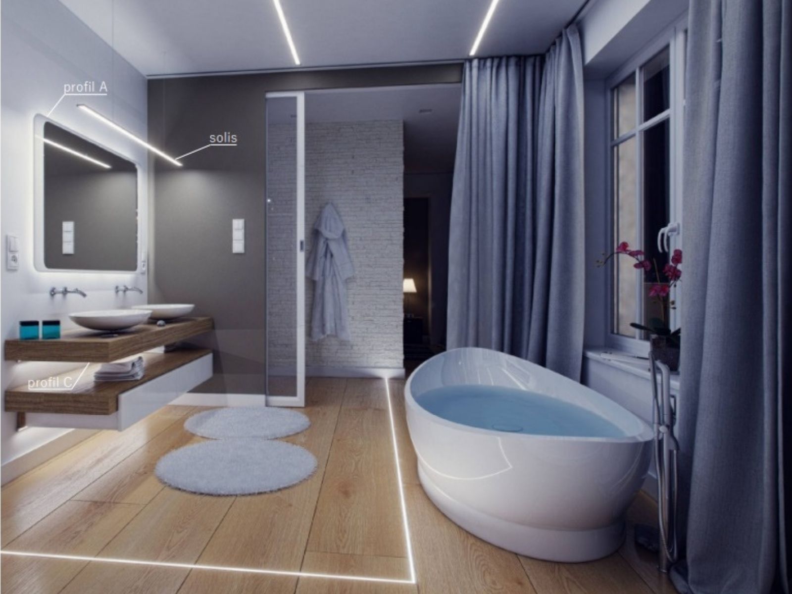 Jakie oświetlenie pasuje do jakiego stylu w łazience? - łazienka inspiracje