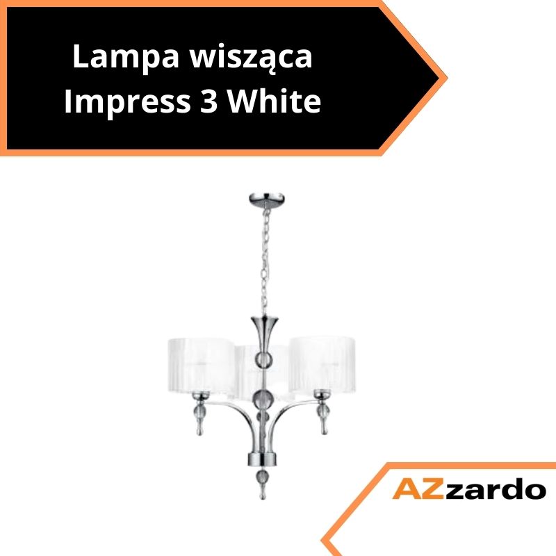 Lampa wisząca Impress 3 White AZ1006