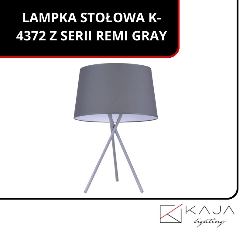 Lampka Stołowa K-4372 Z Serii Remi Gray K-4372