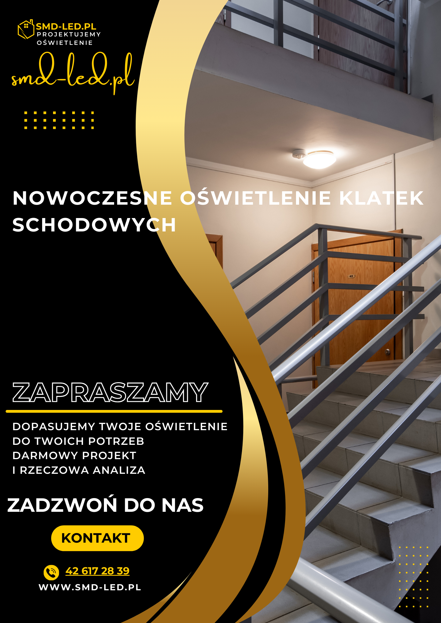 Oświetlenie klatek schodowych w blokach