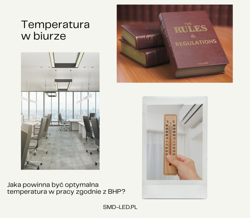 Temperatura w biurze - Jaka powinna być optymalna temperatura w pracy zgodnie z BHP