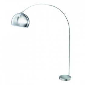 Lampa podłogowa srebrna