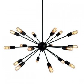 Lampa industrialna czarna