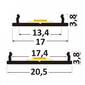 Profil FIX12/FIX16 nawierzchniowy