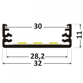 Profil WIDE24 G/W nawierzchniowy